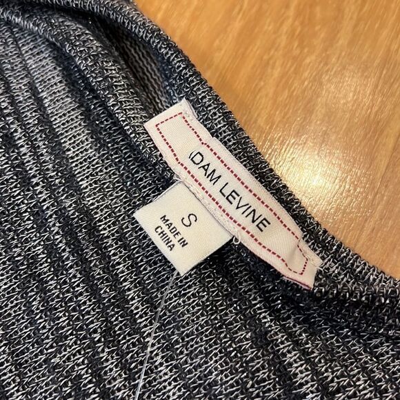 NWT Adam Levine Grey Lurex Sparkly Sweater Dress S - Picture 11 of 11